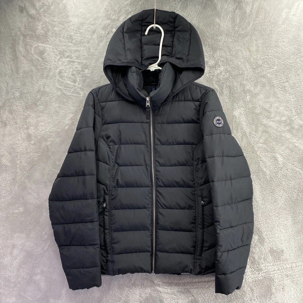 Abercrombie & Fitch Black Ultra Puffer Down Jacket Women's M